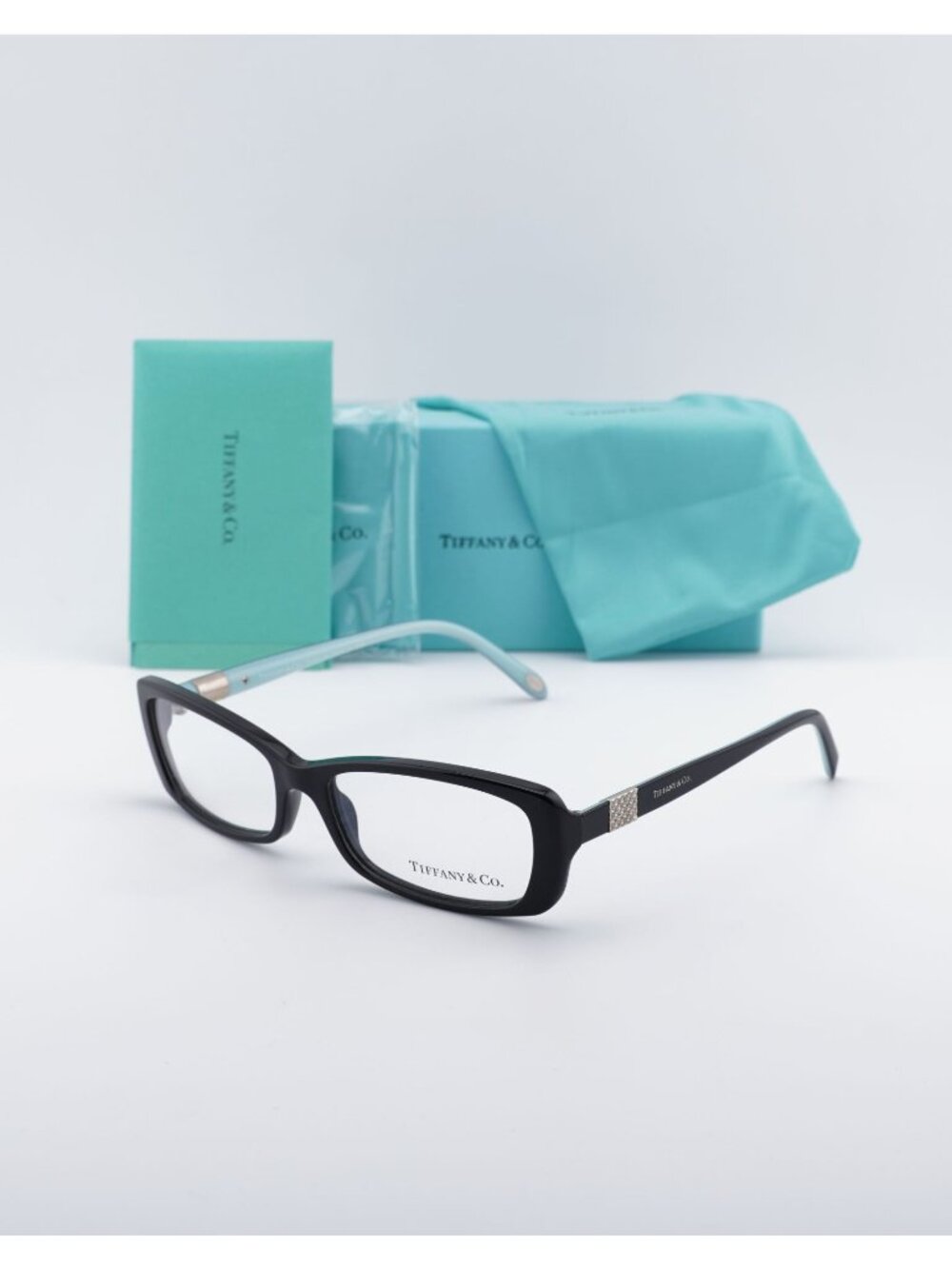 Tiffany & Co TF2070-B 8001 Eyeglasses Black 53mm Rectangle